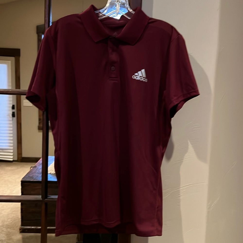 Adidas climate short sleeve polos